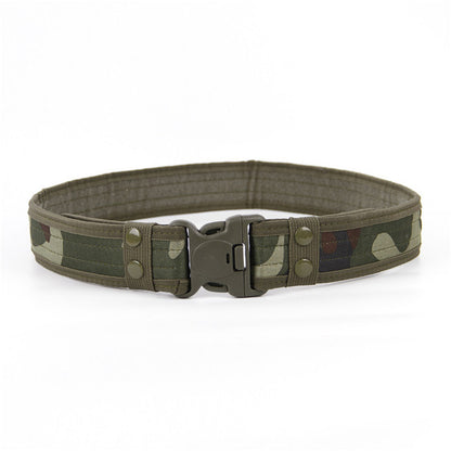 Army Style Combat Belts Quick Release Tactical Belt Fashion Men Military Canvas Waistband Outdoor Hunting Hiking Tools