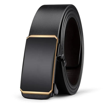 Men Belts Automatic Buckle Belt PU Leather Inner Wear Toothless High Quality Belts For Men Leather Strap Casual Business Jeans Belts Men Luxury Designer Brand
