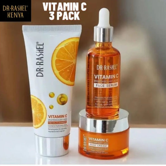 Dr. Rashel Vitamin C 3 IN 1 SET Face Cleanser, Serum + Cream