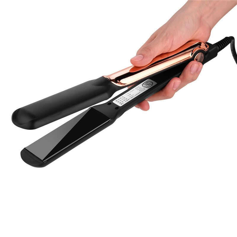 New Arrival Professional 2 In 1 Hair Straightener and Hair Curler with 4 Temperature Settings Wide Plate Hair Flat Iron for Home DIY Use for Both Wet and Dry