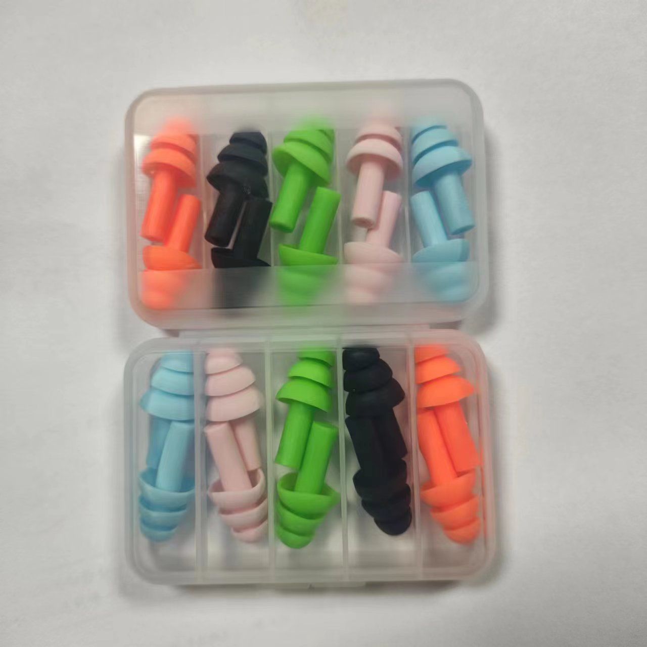 5 Pairs Soft Ear Plugs Swimming Silicone Waterproof Dust-Proof Earplugs,Silicone Ear Plugs Sound Insulation Ear Protector Anti Noise Snore Comfortable Sleeping Swimming Earplug Noise Reduction