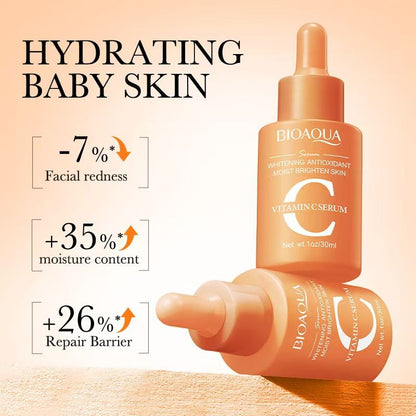 Vitamin C Whitening Six Piece Set Antioxidant Moisturizing Skincare cleanser toner eye cream serum lotion cream