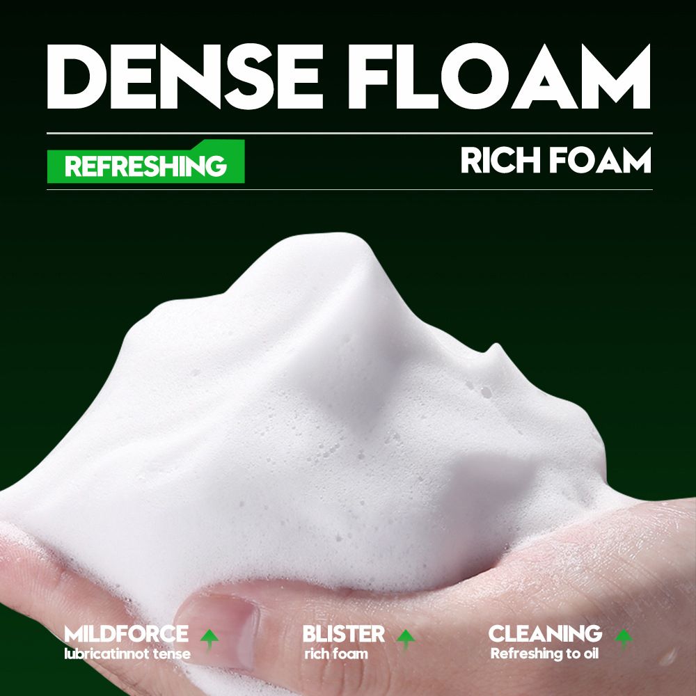 Men's specific facial cleanser for removing blackheads, shrinking pores, refreshing, oil controlling, oil removing, moisturizing, deep cleansing 100g