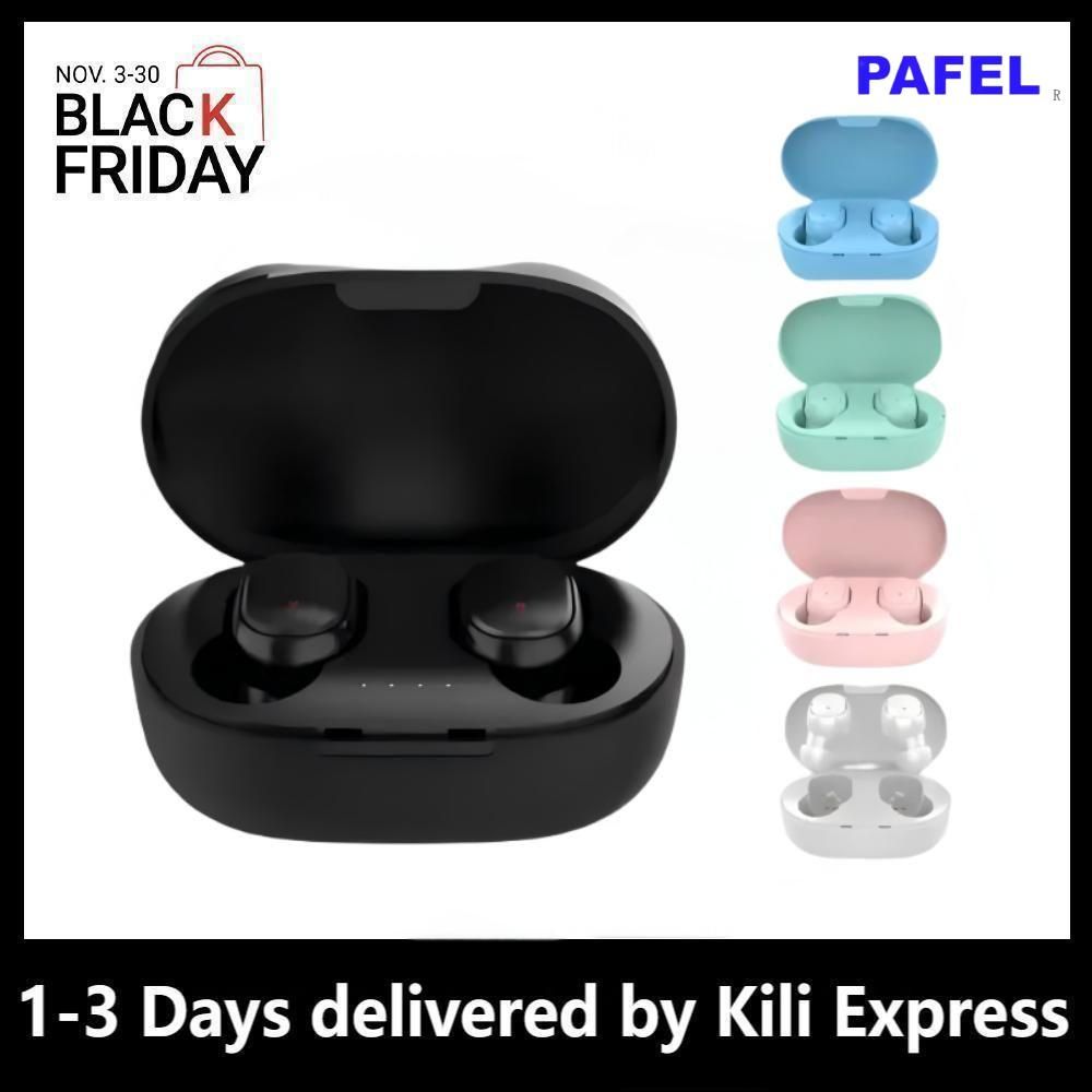 PAFEL A6S earphone TWS Wireless Bluetooth earpods Suitable for Mobile Phones Sports Music Portable Mini Wireless Headset In-Ear Noise Canceling Wireless Earbuds