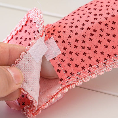 3Pcs Remote control kit,cloth set TV Remote Control Case Cover Textile Protective Bag , Tv Remote Control Protective Sleeve Dust Cover Tv Remote Control Cover With Bowknot Fabric