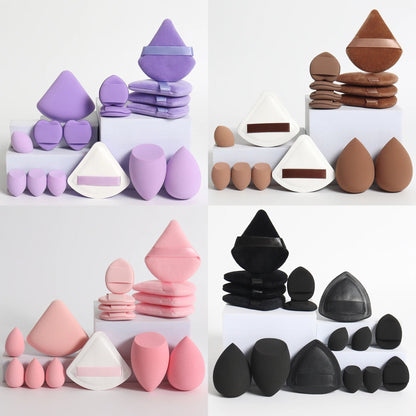 12pcs Beauty Egg Makeup Blender Cosmetic Puff Makeup Sponge Cushion Foundation Powder Sponge Beauty Tool Women Make Up Accessories