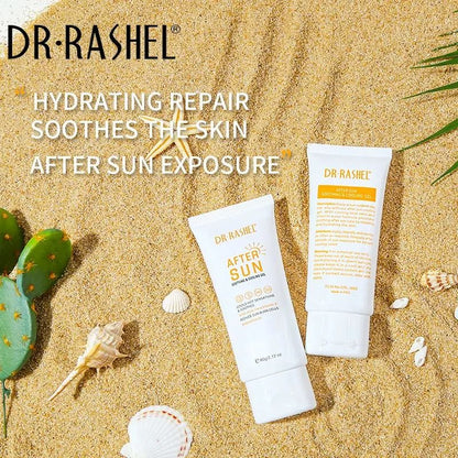 Dr. Rashel After Sun Soothing And Cooling Gel Enriched With Aloe Vera And Vitamin E Reduce Sun Burns Rehydrates The Skin Reduce Redness or Inflammation 60g
