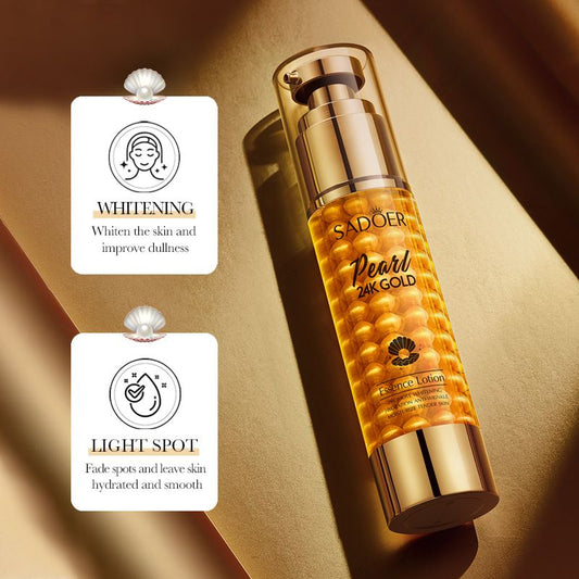 24K Gold Collagen Pearl Essence Lotion，Moisturizing and Nourishing.