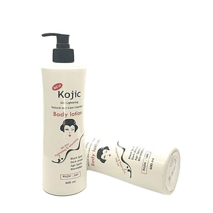 Kojie San Kojic Acid Lotion - Nourishing & Skin Brightening Body Lotion with Rosehip, Shea Butter & Vitamin E Body Lotion for Flawless Even Skin Tone - 500ml