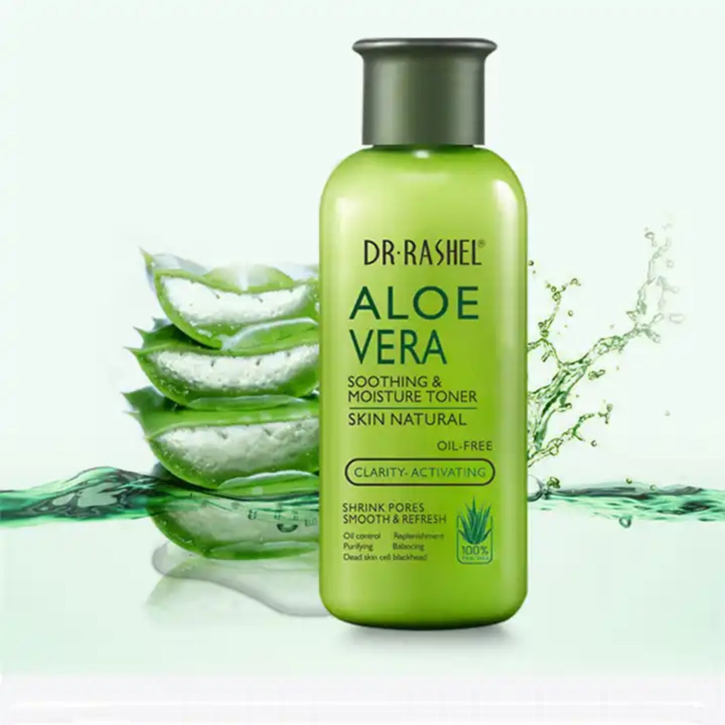 Dr. Rashel Aloe Vera Natural Skin Soothing & Moisture Toner - Shrinking pores Purifying Oil Control Balancing