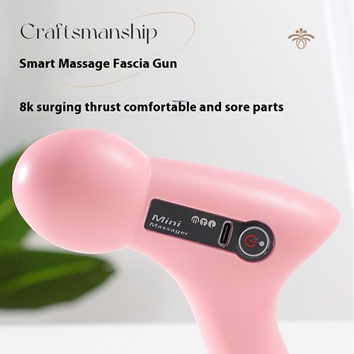 2024 Mini Vibration Massage Gun Rechargeable Wireless, Electric Massager Gun Muscle Relaxation Massager Promote Blood Circulation Professional Fitness Portable Electric Fascia Gun