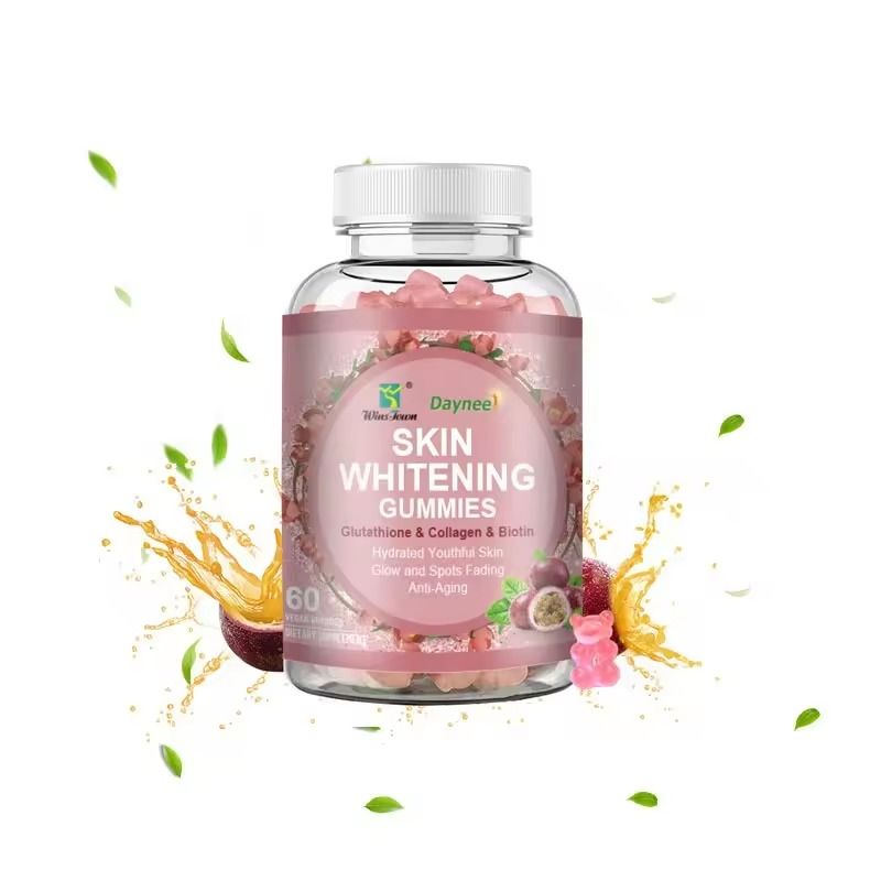 WinsTown Daynee Whitening Gummies Fudge L-Glutathione & Collagen Gummies Beauty Vitamin Anti-aging whitening gummies for Skin Supplement Youthing Glowing Skin Supplement
