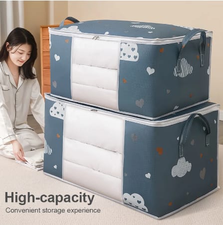 Moisture Dust Proof Organizer Quilt Clothes Storage Bag Big Capacity Duvet Blanket Sorting Bags