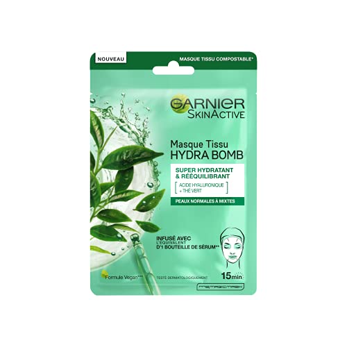 Garnier Skin Active Hydrabomb Green Tea Tissue Face Mask