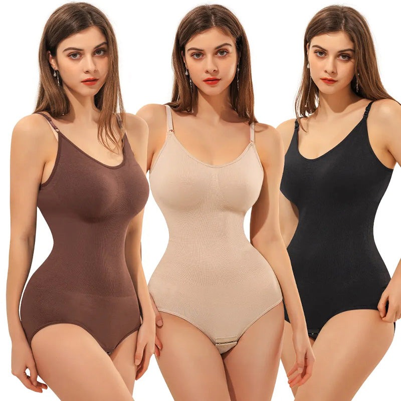 Shapewear For Women Tummy Control Butt Lifter Body Shaper Invisible Under Dress Slimming Strap Thong Underwear Bodysuit Full Body Shaper Woman Flat Belly Push Up Butt Lifted Corset Underwear Girdle