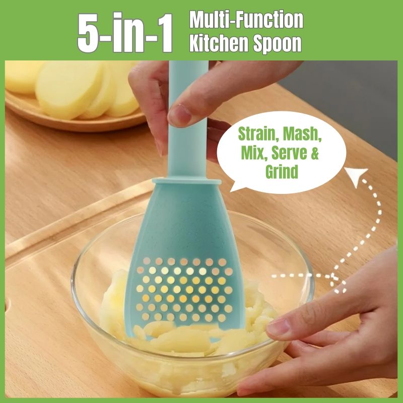 Multifunction Tongs Whisk Kitchenware Set Soft Silicone Cooking Spoon Drain Spoon Mashed Potato Grinder Noodle Scoop Egg Beater Churns Egg White And Yolk Separation Food Clip cook