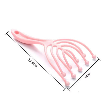 1pc Head Massager Scalp Neck Massage Comb Roller 9 Claws Steel Ball Hand Held Relax Spa Hair Care Stress Relief Itching Artifact