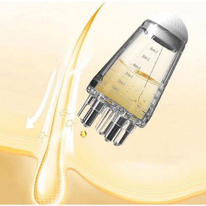 Scalp Applicator Liquid Comb Portable Mini Massage Comb 1-6ml Essential Oil Liquid Guiding Massager Scalp Mino Dispenser Hair Nurturing Anti Hair Loss Scalp Care Tools