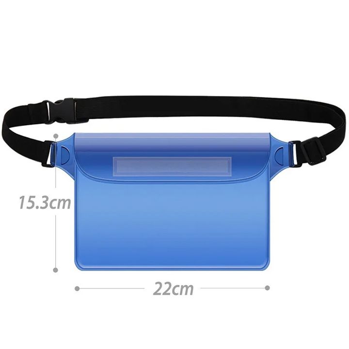 Waterproof Mobile Phone Storage Bag For Swimming Rafting Diving - Keep Your Phone Safe and Dry Waterproof Swimming Bag Ski Drift Diving Shoulder Waist Pack Bag Underwater Mobile Phone Bags Case Cover
