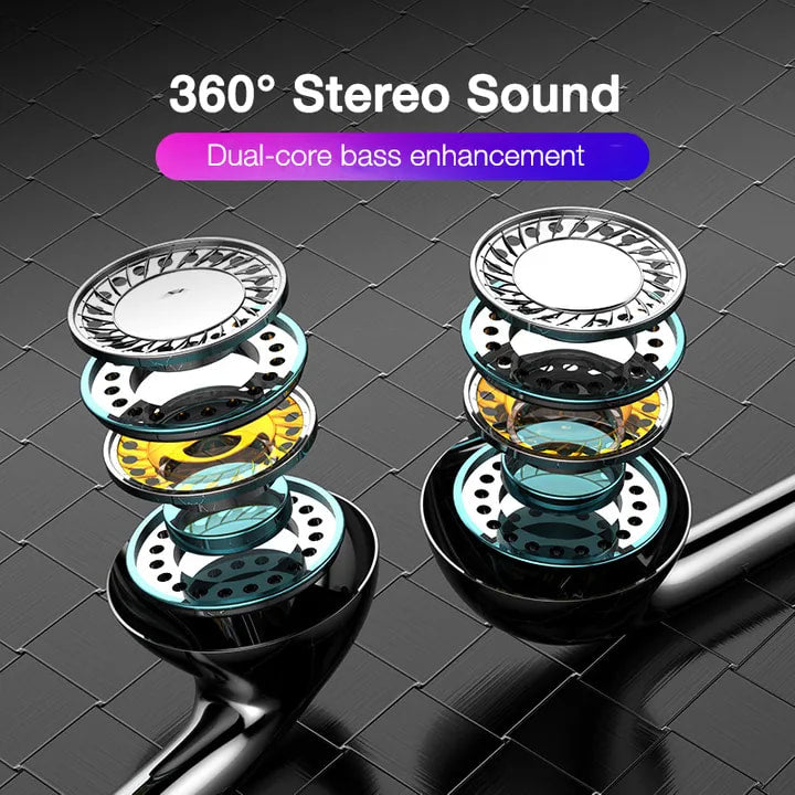 3.5mm Wired Headphones In Ear Headset Wired Earphones with Microphone Bass Stereo Earbuds Sports In-line Control In-Ear Metal Subwoofer Earplugs With Mic For ANDROID Phones