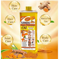 VEET GOLD Turmeric Oil Super Whitening & Brightening Body Oil-300ml.