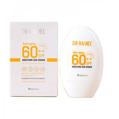Dr. Rashel Anti-aging Moisture Sun Cream SPF 60 ++ Sunscreen UV Protection Sunblock No White Cast