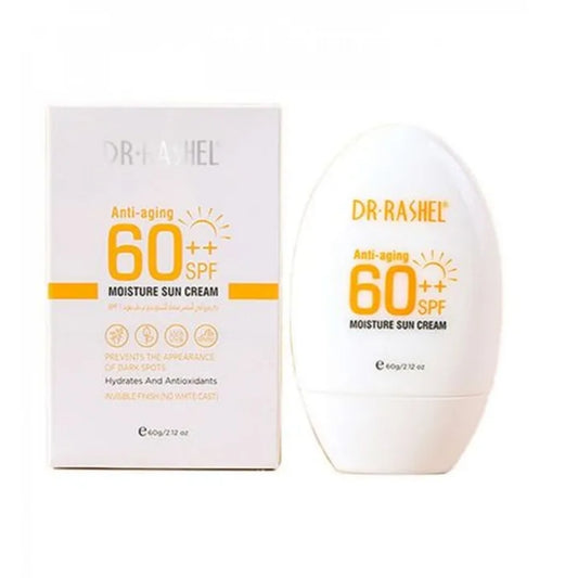 Dr. Rashel Anti-aging Moisture Sun Cream SPF 60 ++ Sunscreen UV Protection Sunblock No White Cast