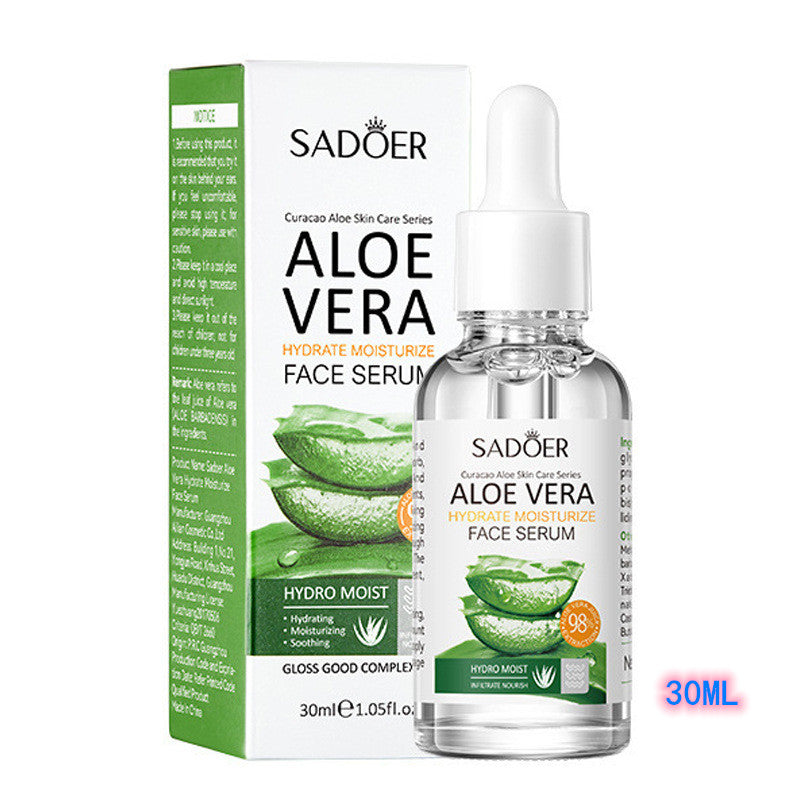 SADOER 27Pcs Skin Care Set Aloe Facial Cleanser +Aloe Moisturizing lotion + Face Essence +Face Toner Tone+Eye Cream + Masks 20PCS+Lipstick + Hand Cream Gift set