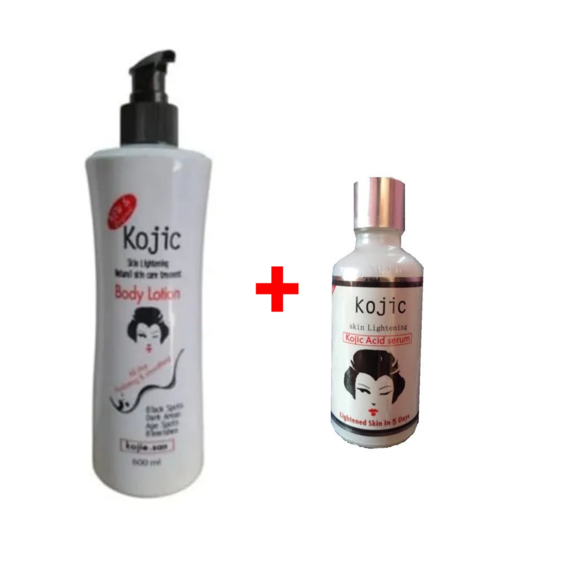 Kojic Acid Lotion + Serum Kojie San Skin Face Body Lightening Brightening