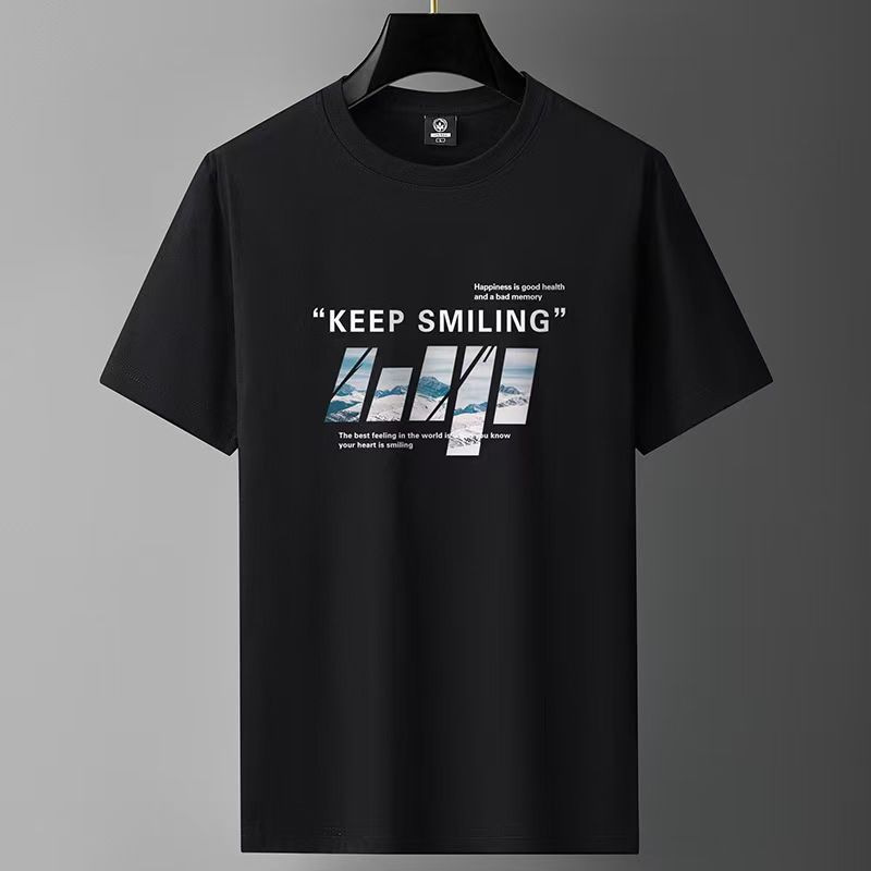 4 PCS T-Shirts Men Tops Tees Polos Male Clothing