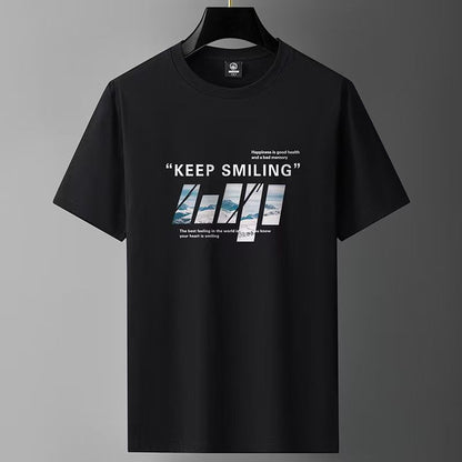 4 PCS T-Shirts Men Tops Tees Polos Male Clothing