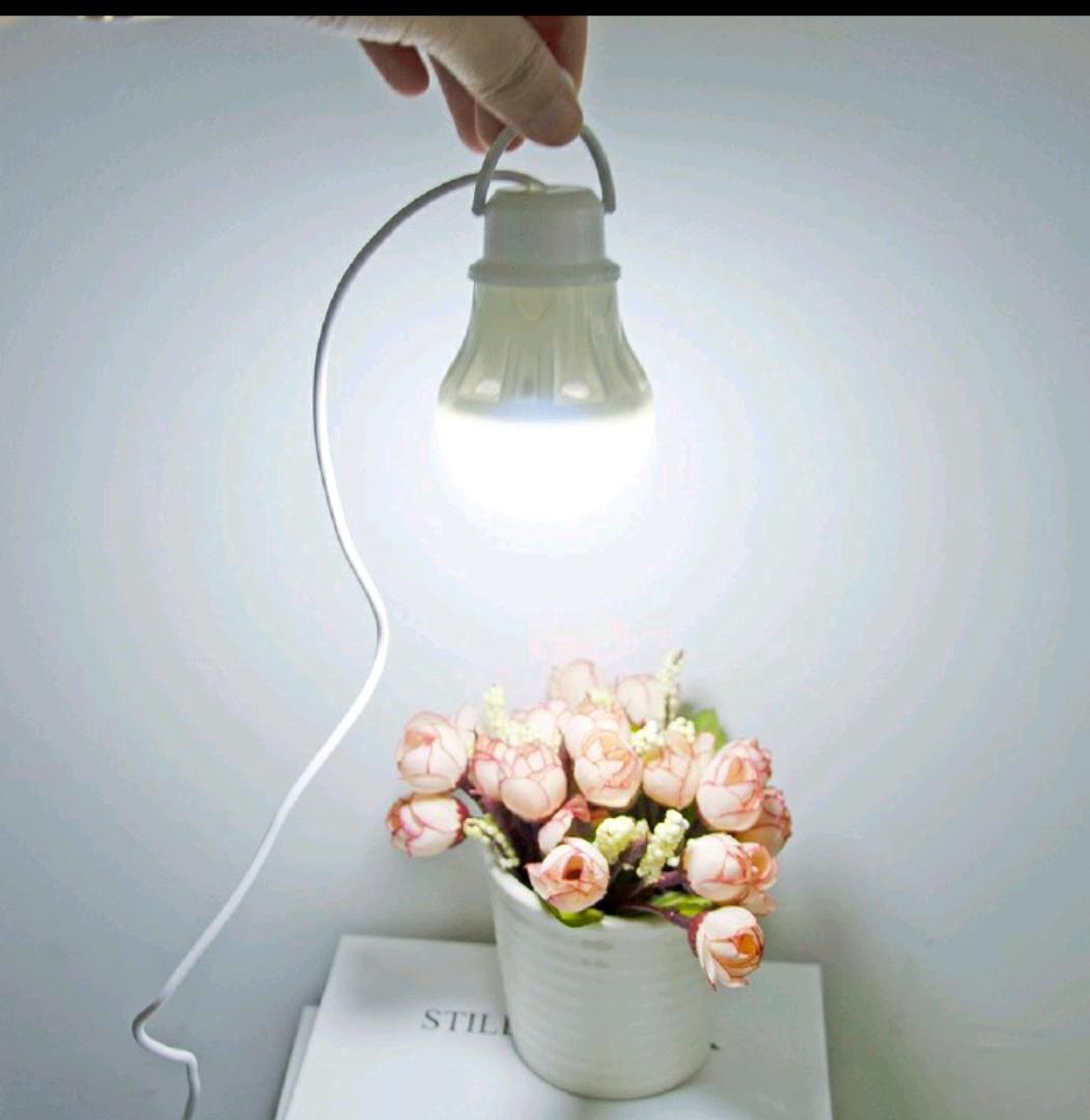 FRANK LED USB Power Book Light 5W 5V LED LED Reading Student Study Table Lamp Lantern Portable Camping Lamp Mini Bulb Super Birght For Outdoor White