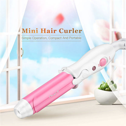 26mm Mini Hair Curler Portable Hair Styling Tools Ceramic coating Hair Curling Tongs Travel Use