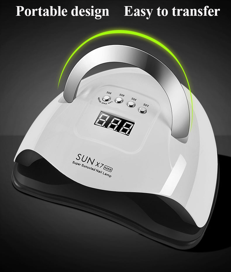 SUN X7 Max 180W Blueque Nail Lamp 57 LED UV Lamp Professional Phototherapy UV Light Nail Dryer Lamp Quick-Drying Auto Manicure Lamp