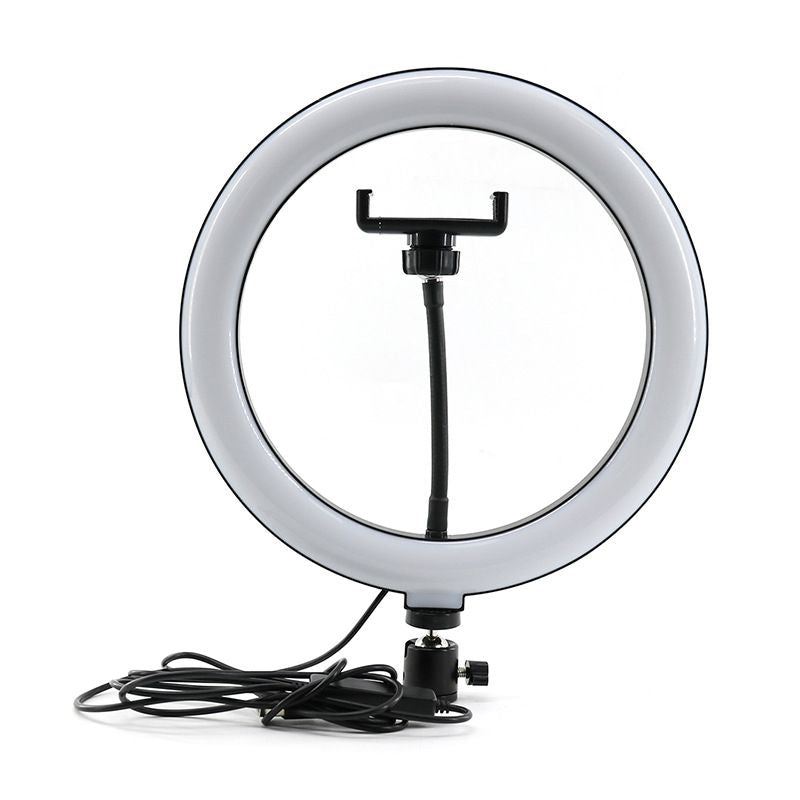 2.1M Phone Holder Bonus 10 Inch LED Ring Light - Dimmable Beauty Ring Light for Selfie Live/Makeup/Youtube/Tiktok Video Selfie Light and Mobile Flash