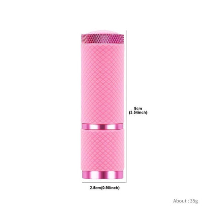 Portable Mini Flashlight Nail Lamp with 9 Lamp Beads for Quick-Drying Nail Polish Gel and Phototherapy