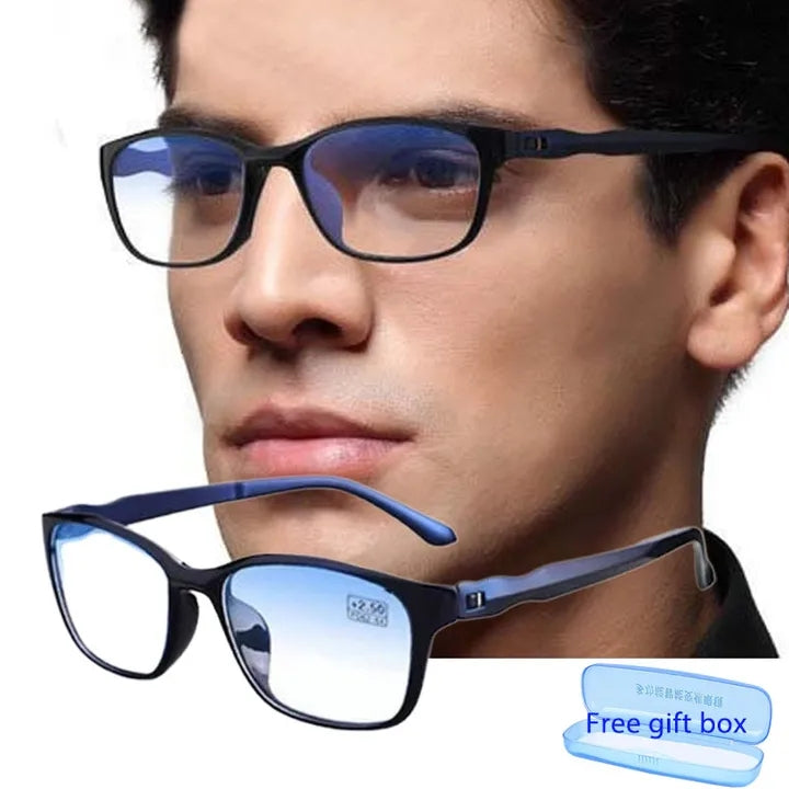 Reading Glasses Anti Blue Rays Presbyopia Eyeglasses Antifatigue Computer Eyewear Blue Light Blocking Glasses Eyewear Unisex Degree 0 +1.0 +1.5 +2.0 +2.5 +3.0 +3.5 +4.0