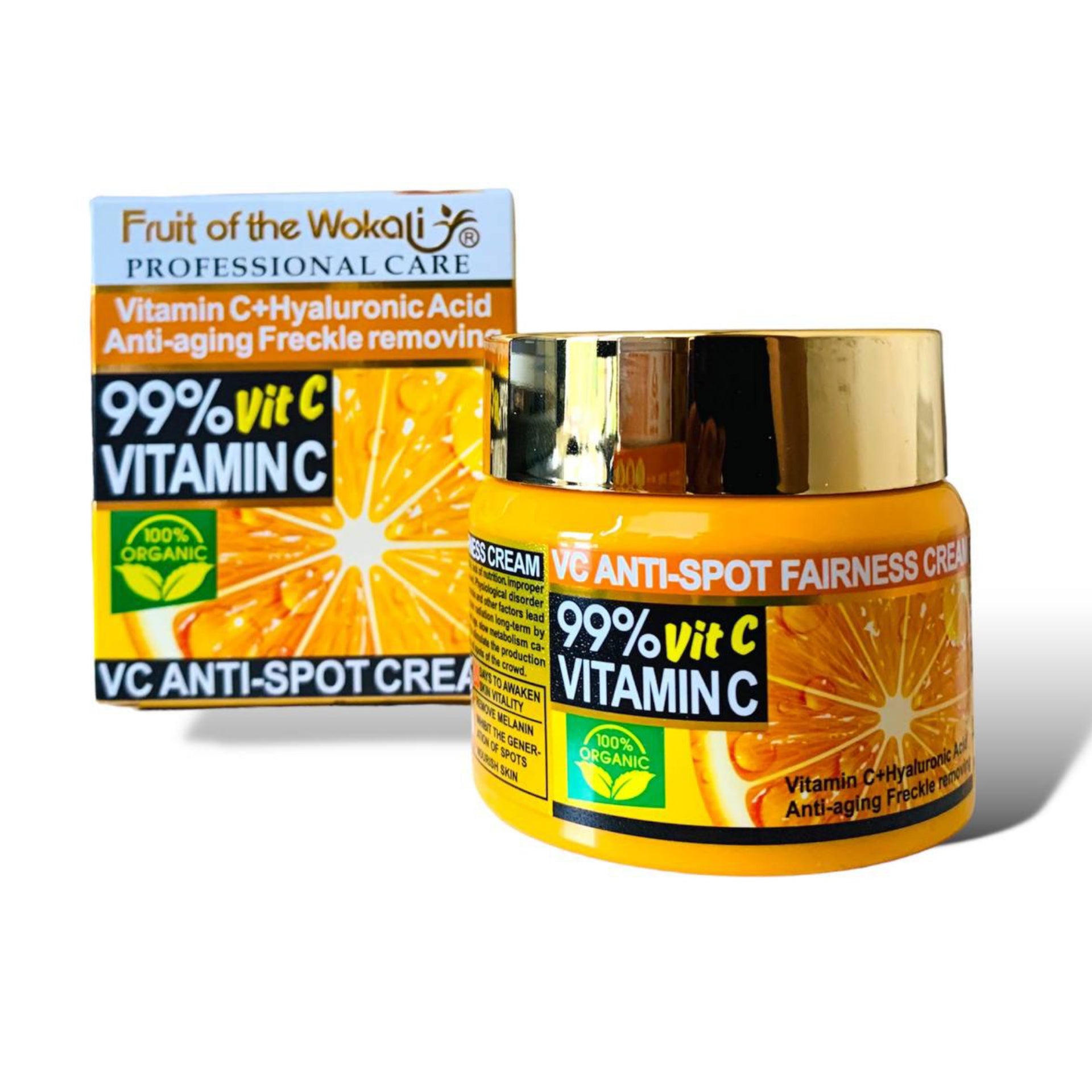 Vitamin C Anti-Spot Fairness Cream Anti-aging Freckle Removing with Hyaluronic Acid - Fruit of the Wokali