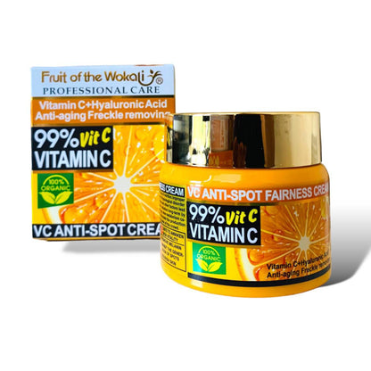 Vitamin C Anti-Spot Fairness Cream Anti-aging Freckle Removing with Hyaluronic Acid - Fruit of the Wokali