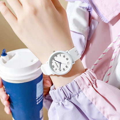 Cute candy silicone sports quart watch personality men and women the collegiate style neutral watch student watch