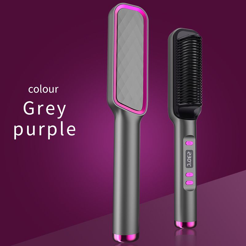 Electric Hot Combs Multifunctional Straight Hair Straightener Comb Negative Ion Anti-Scalding Styling Tool Straightening Brush