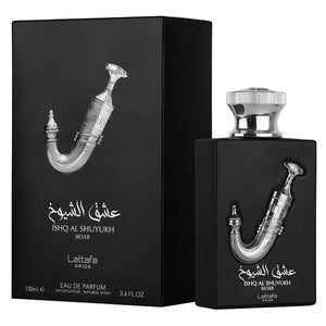 Ishq Al Shuyukh Silver EDP - Eau De Parfum 100ml(3.4 oz) by Lattafa Perfumes