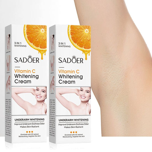 Vitamin C Whitening Underarm Cream – Moisturizes, Nourishes, and Brightens Skin