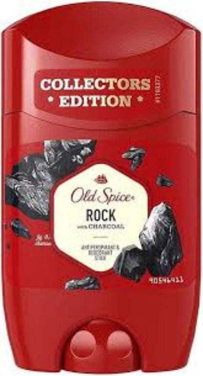 Old Spice Rock With Charcoal Anti-perspirant Deodorant Stick 48 hr Protection For Men