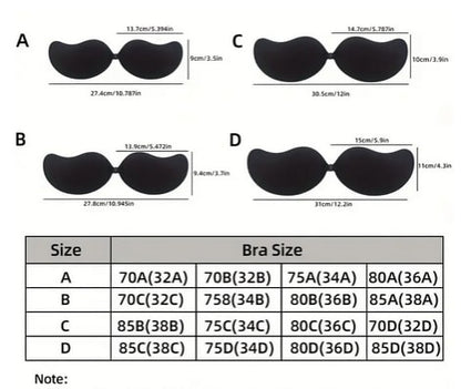 Mango Silicone Chest Stickers Push Up Bra Self Adhesive Bra Invisible Cover Bra Pad Sexy Strapless Breast Petals