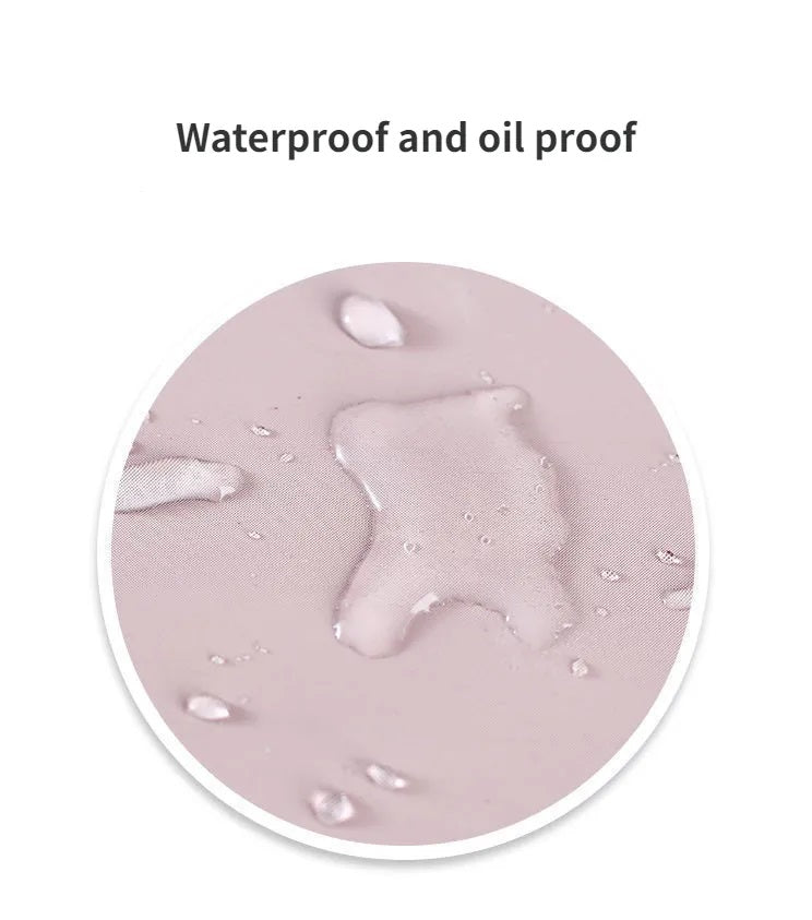 Cartoon Kitchen Apron with Pocket Oil-proof Waterproof Apron Hand wipe apron Household Cooking Tools Kitchen Cooking Accessories