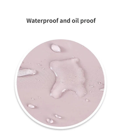 Cartoon Kitchen Apron with Pocket Oil-proof Waterproof Apron Hand wipe apron Household Cooking Tools Kitchen Cooking Accessories