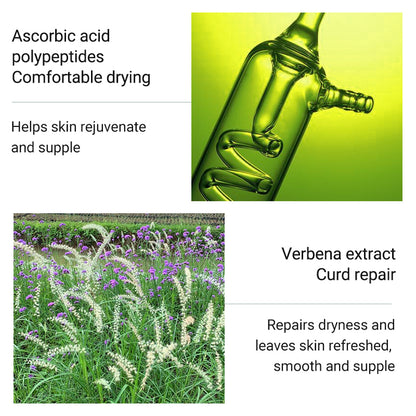 6-piece set of Centella Asiatica Peptide Skin Care Set facial cleanser + toner + essence + Face serum + moisturizer + Eye Cream to repair delicate skin and control oil