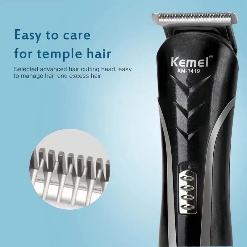 KEMEI Rechargeable Hair Clipper Hair Cutting Men Waterproof Electric Shaver Hair Trimmer Tools Shaving Machine
