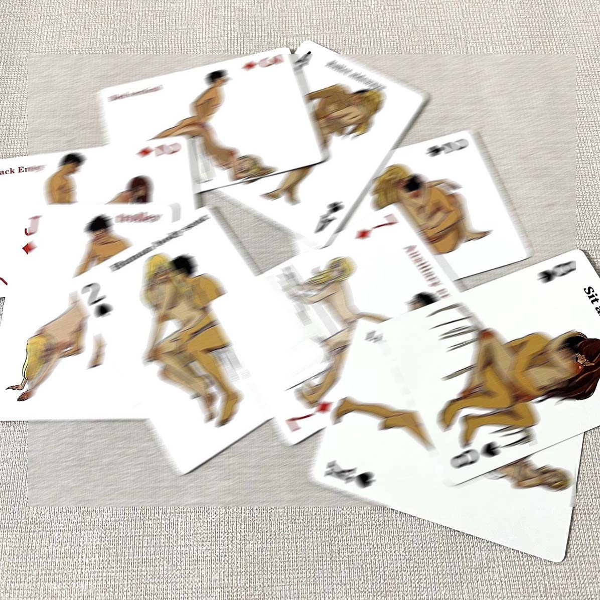 Poker Sex for Lovers Couples Card Game Adult Toy Sex Positions Date Night Fun Club Games for Sexual Intimacy